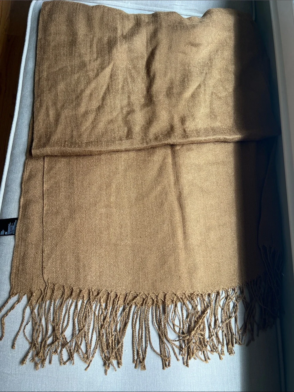 H&M Knit Scarf in Camel Brown